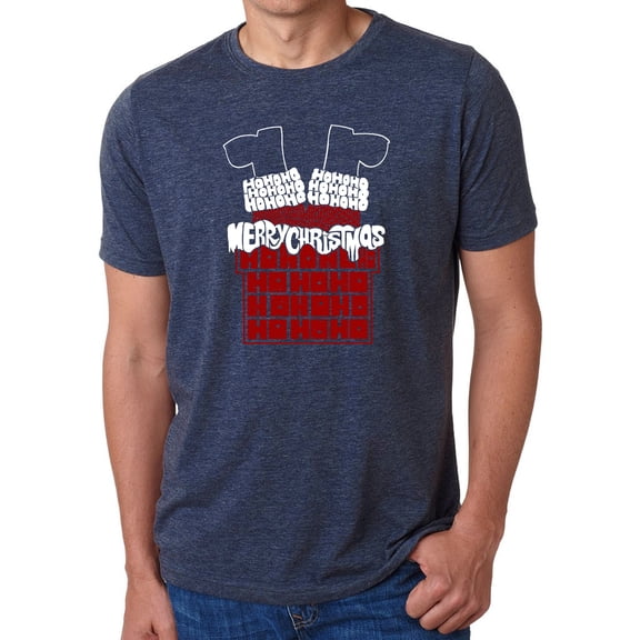 Chimney Santa - Men's Premium Blend Word Art T-Shirt