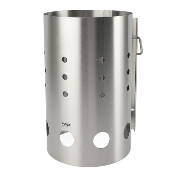 Chimney Starter Stainless Steel Portable Efficient Charcoal Starter Barrel for Barbecue Camping Picnic
