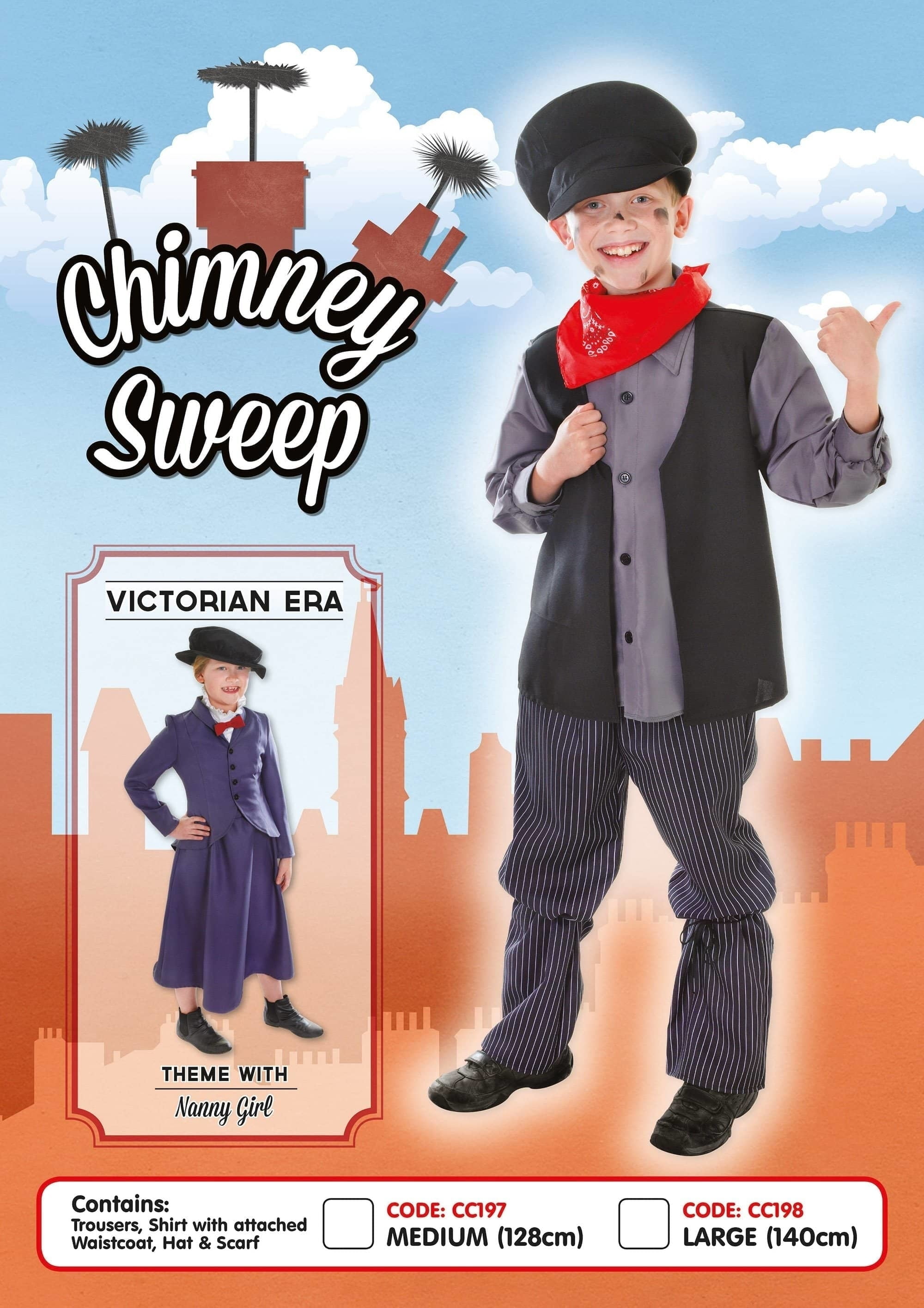 Chimney Sweep Childrens Costume