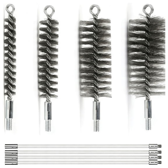 Chimney Sweep Tool Adjustable Extension Rod System For Household Cleaning