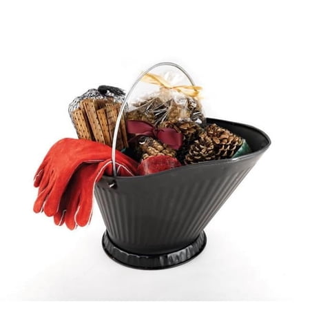 Chimney Woodfield Coal Hod Sampler With Golves - Red - 13 Inch