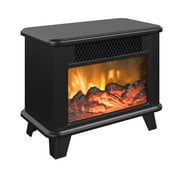 ChimneyFree Black Electric 2 Speed Temperature Controlled Fireplace Space Heater for 400 sq ft