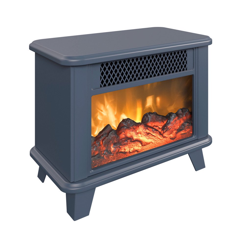 ChimneyFree Electric Fireplace Personal Space Heater, Navy - Walmart.com