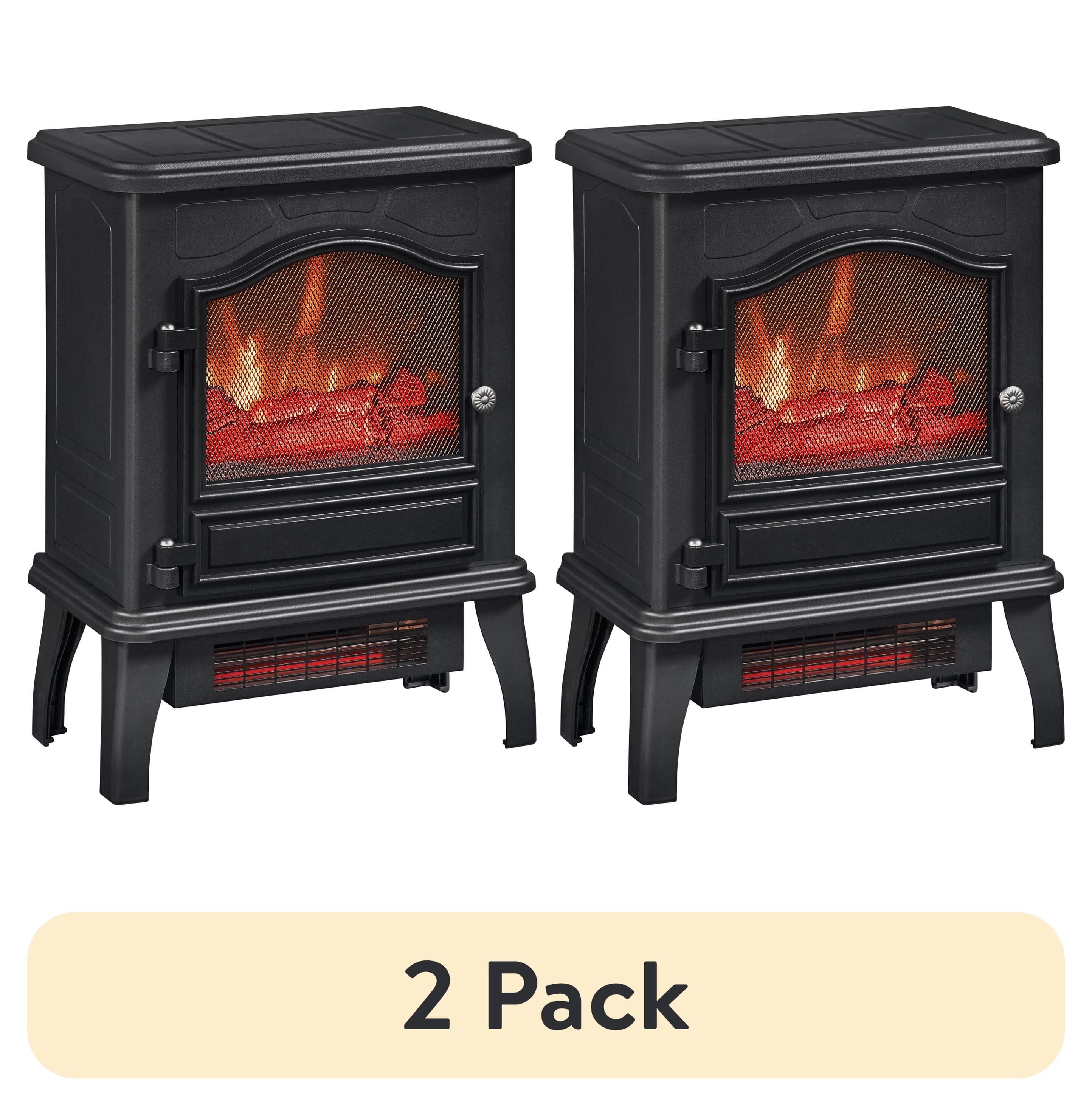 (2 pack) ChimneyFree Powerheat Infrared Quartz Electric Stove Heater
