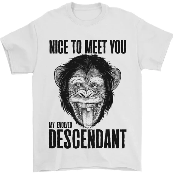 Chimp Evolved Descendant Funny Monkey Ape T-Shirt