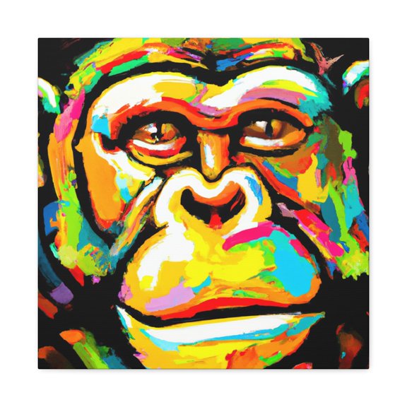 Chimp Pop Art Jubilee - Canvas