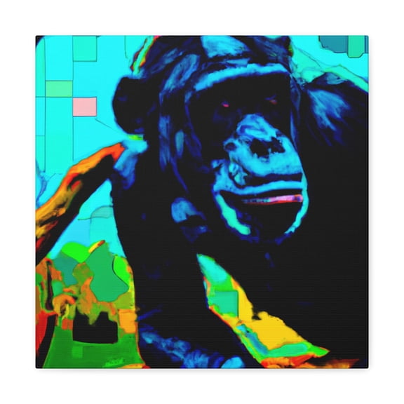 Chimp Pop Masterpiece - Canvas