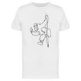 thumbnail image 1 of Chimpanzee Hanging From Tree T-Shirt Men -Image by Shutterstock, Male Medium, 1 of 2