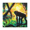 thumbnail image 1 of Chimpanzee Post-Impressionism - Canvas, 1 of 25