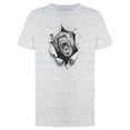 thumbnail image 1 of Chimpanzee Ripped Paper Sketch Tee Men's -Image by Shutterstock, 1 of 2