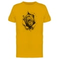thumbnail image 1 of Chimpanzee Ripped Paper Sketch Tee Men's -Image by Shutterstock, 1 of 1