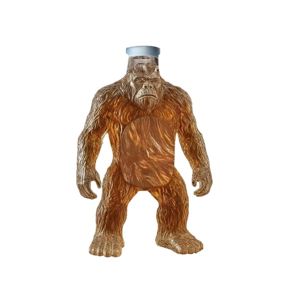 Chimpanzee Whiskey Bottle Decanter - Humorous and Decorative Bar Accessory for Men, Gift for Whiskey Lovers, Unique Centerpiece for Home and Party Use