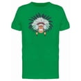 thumbnail image 1 of Chimpanzee With Headdress Tee Men's -Image by Shutterstock, 1 of 1