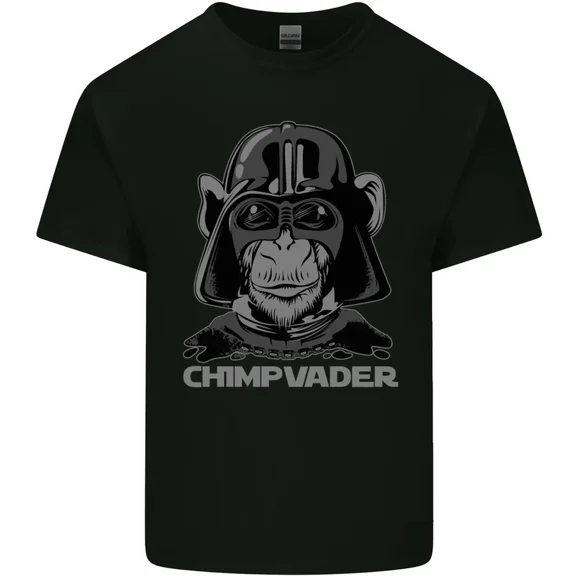 Chimpvader Monkey Ape Chimpanzee Space Alien Animal Light Cotton Tee Top,for unisex up to 5XL