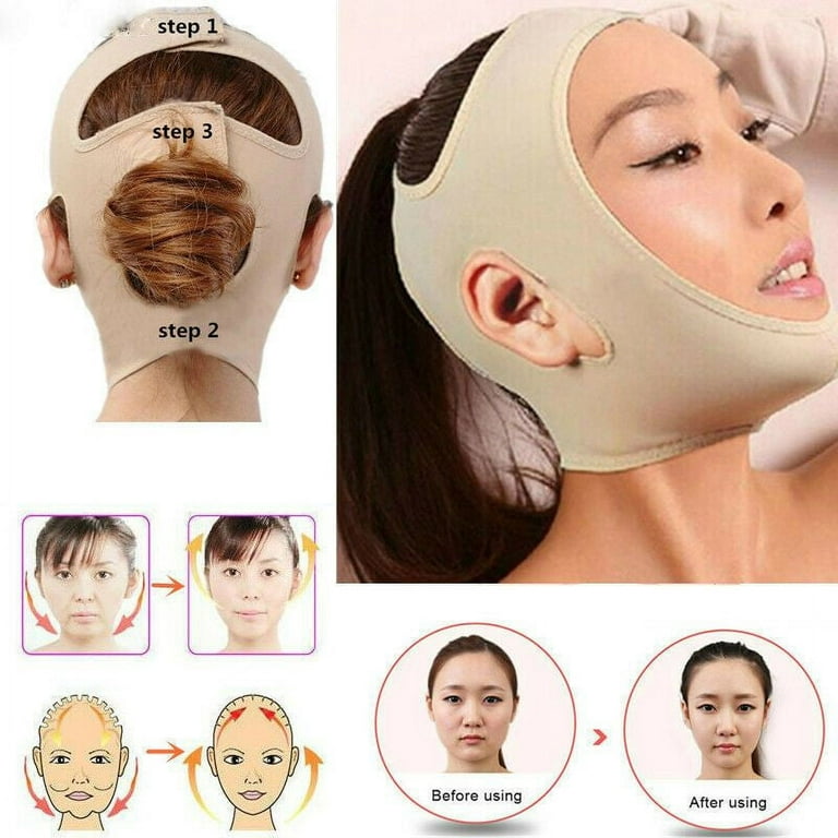 ZEDWELL Hilitand Facial Slimming Mask Face Lift Up Thin Neck Mask Sleeping  Face-Lift Reduce Double Chin Bandage, Chin Lift Belt, Face Shaper