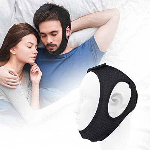 Chin Strap for CPAP Users, Adjustable and Breathable Chin Strap for
