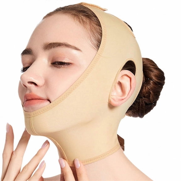 Chin Support Strap for Post-Surgery V-Shape Recovery with Adjustable Compression Fit