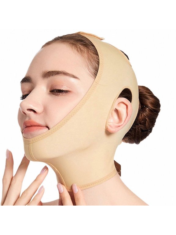 Chin Support Strap for Post-Surgery V-Shape Recovery with Adjustable Compression Fit
