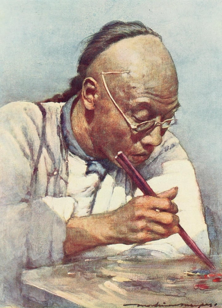 China 1909 Chopsticks Canvas Art - Mortimer Menpes (24 x 36)