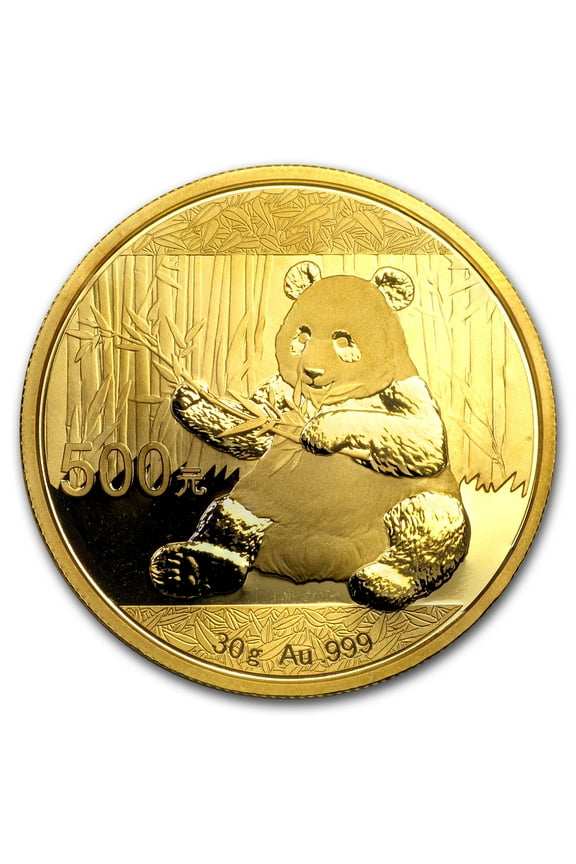 China 30 gram Gold Panda BU (Random Year, Not Sealed)