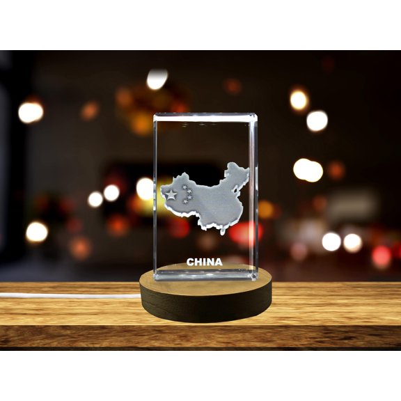 China 3D Engraved Crystal 3D Engraved Crystal Keepsake/Gift/Decor/Collectible/Souvenir