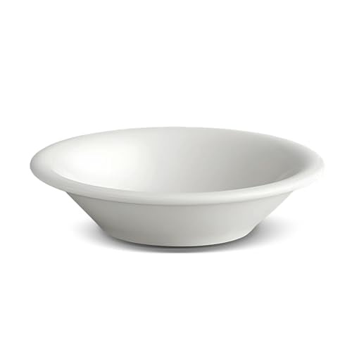 China Ald-046 fRUIT dISH, 4 OZ., 4-3/4" dIA., rOUND, mICROWAVE & dISHWASHER sAFE, oVEN pROOF, fULLY VITRIFIED, lEAD-fREE, tUXcARE, hEALTHCARE, aLASKA/cOLORADO, pORCELAIN wHITE, cASE OF 36