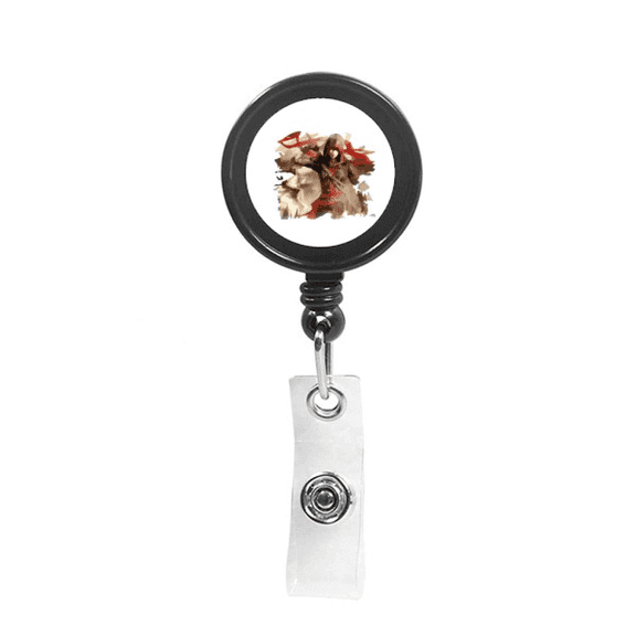 China Assassin play Knight Ranger Retractable Keychain Badge Holder ID Badge