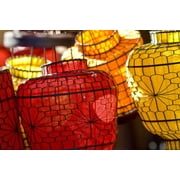 China Beijing Decorative Lanterns Found In The Market Place Canvas Art - Ray Laskowitz Design Pics 34 x 22