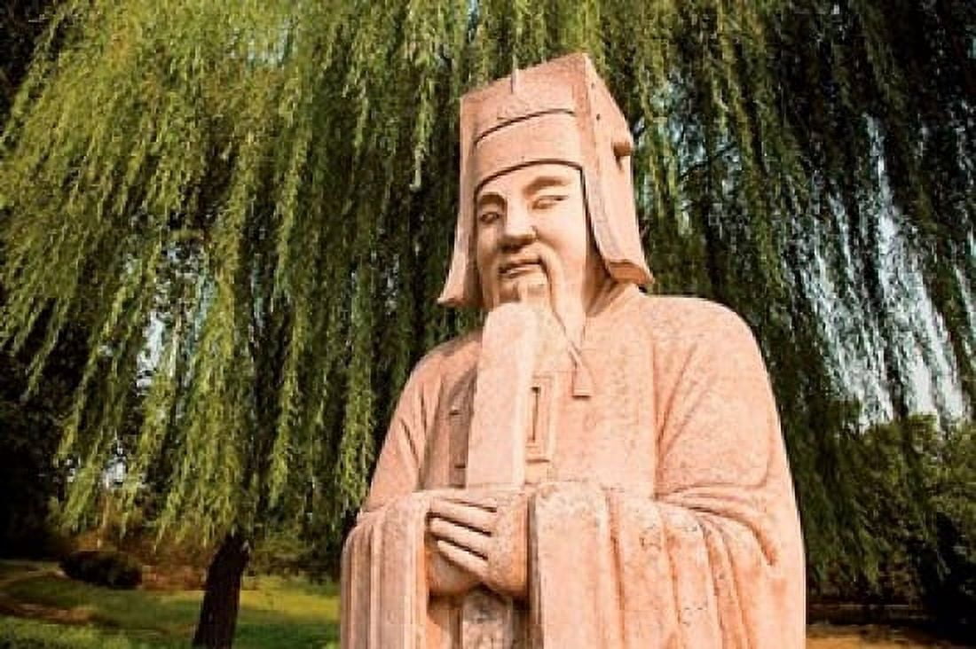 China Beijing Ming Dynasty Tombs Stone statue Canvas Art - Miva Stock DanitaDelimont (24 x 15)