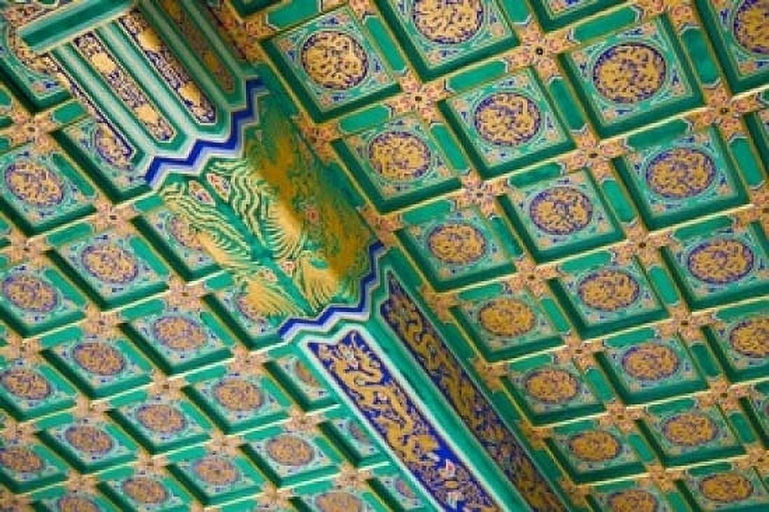 China Beijing Prayers for Good Harvests Temple Canvas Art - Walter Bibikow DanitaDelimont (24 x 15)