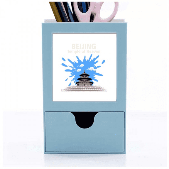China Beijing Temple Heaven Pray Desk Supplies Organizer Pen Holder Card