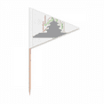 thumbnail image 1 of China Building Temple Heaven Wordcloud Toothpick Triangle Cupcake Toppers Flag, 1 of 3