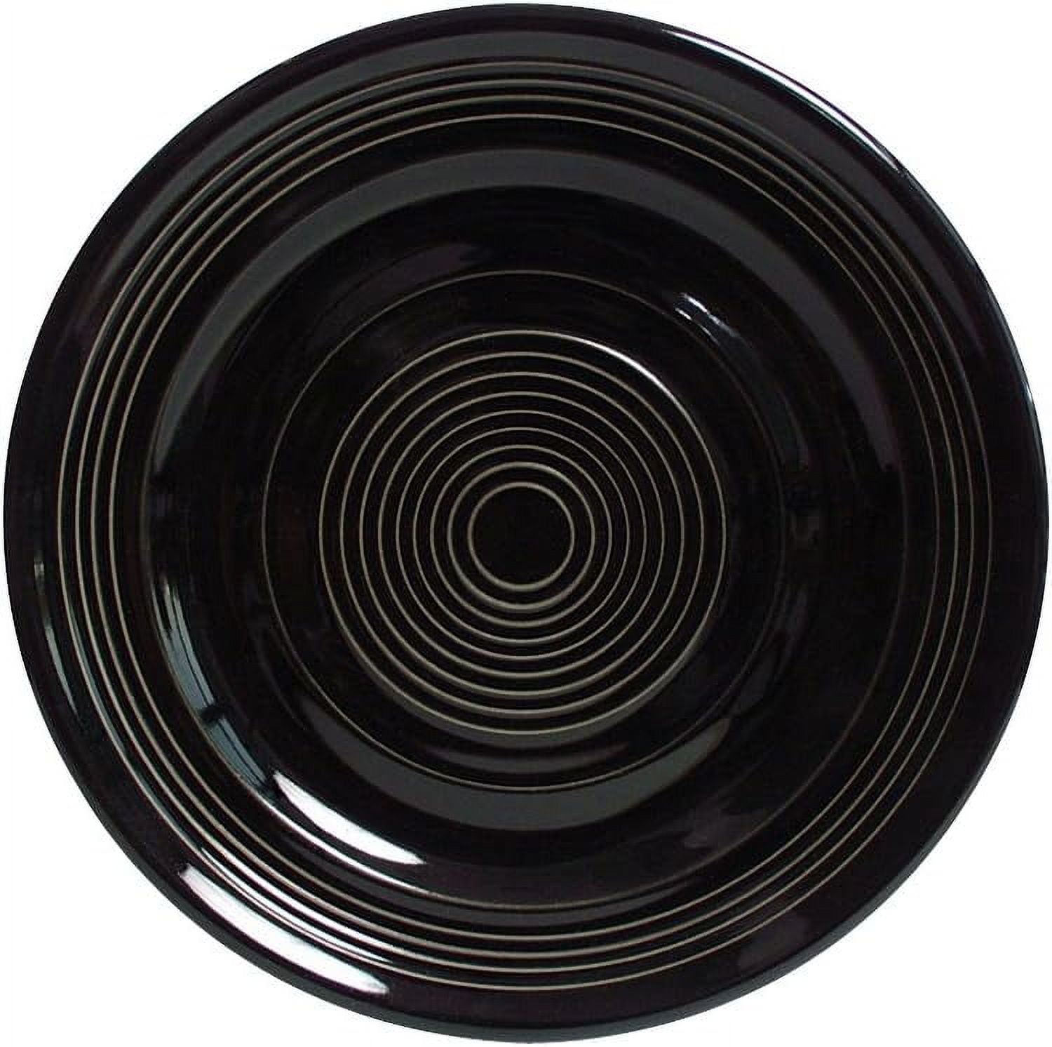 China CBA090 Plate, 9" Dia., Round, Wide Rim, Microwave & Dishwasher