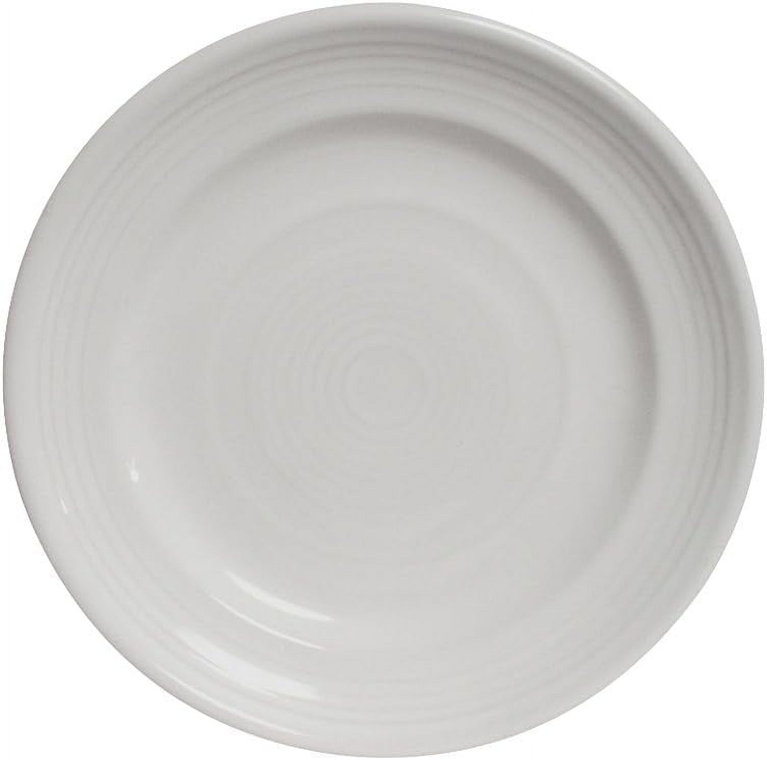 China CWA090 Plate, 9" Dia., Round, Wide Rim, Microwave & Dishwasher