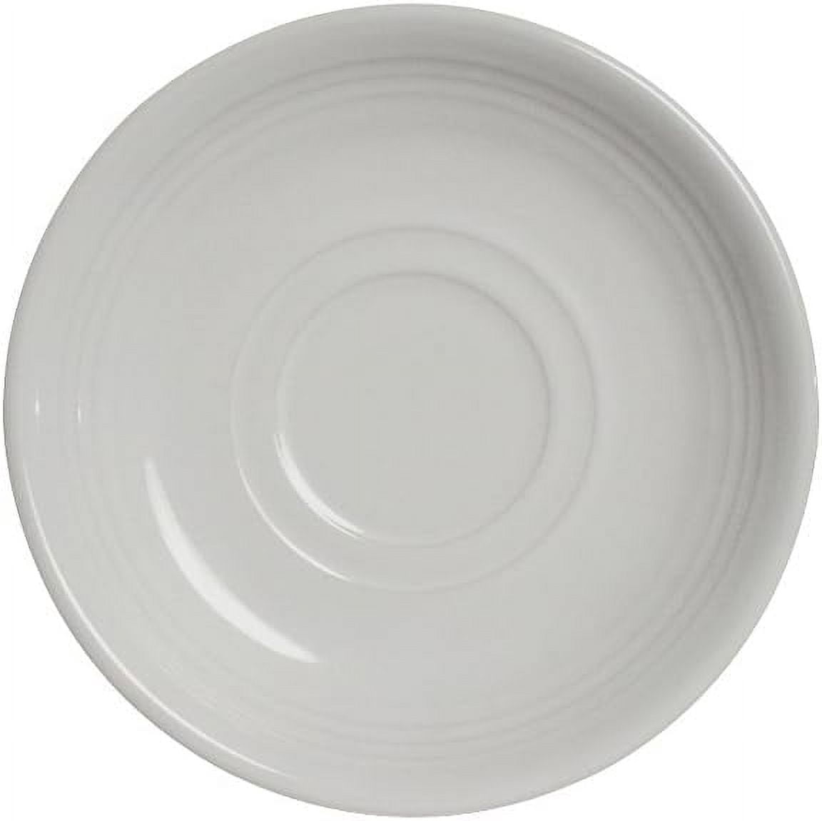 China CWE060 Saucer, 6" Dia., Round, Microwave & Dishwasher Safe, Oven