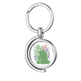 thumbnail image 1 of China Chengdu Panda Wordcloud Rotating Keychain Metal Keyring Holder, 1 of 2