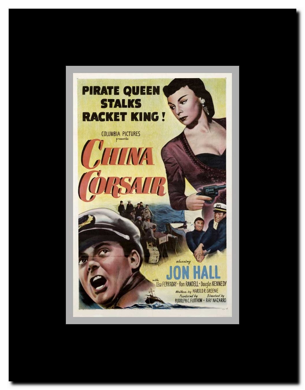 China Corsair Framed Movie Poster