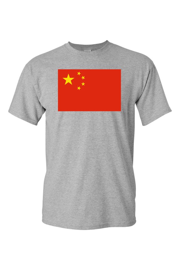 China Country Flag Adult DT T-Shirt Tee