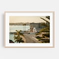 thumbnail image 1 of China Cove, Corona Del Mar - Newport Beach California Photography Coastal Beach Palm Tree Harbor Ocean Tropical Seaside Oak Framed Wall Art Print 20 x 30 inches, 1 of 6