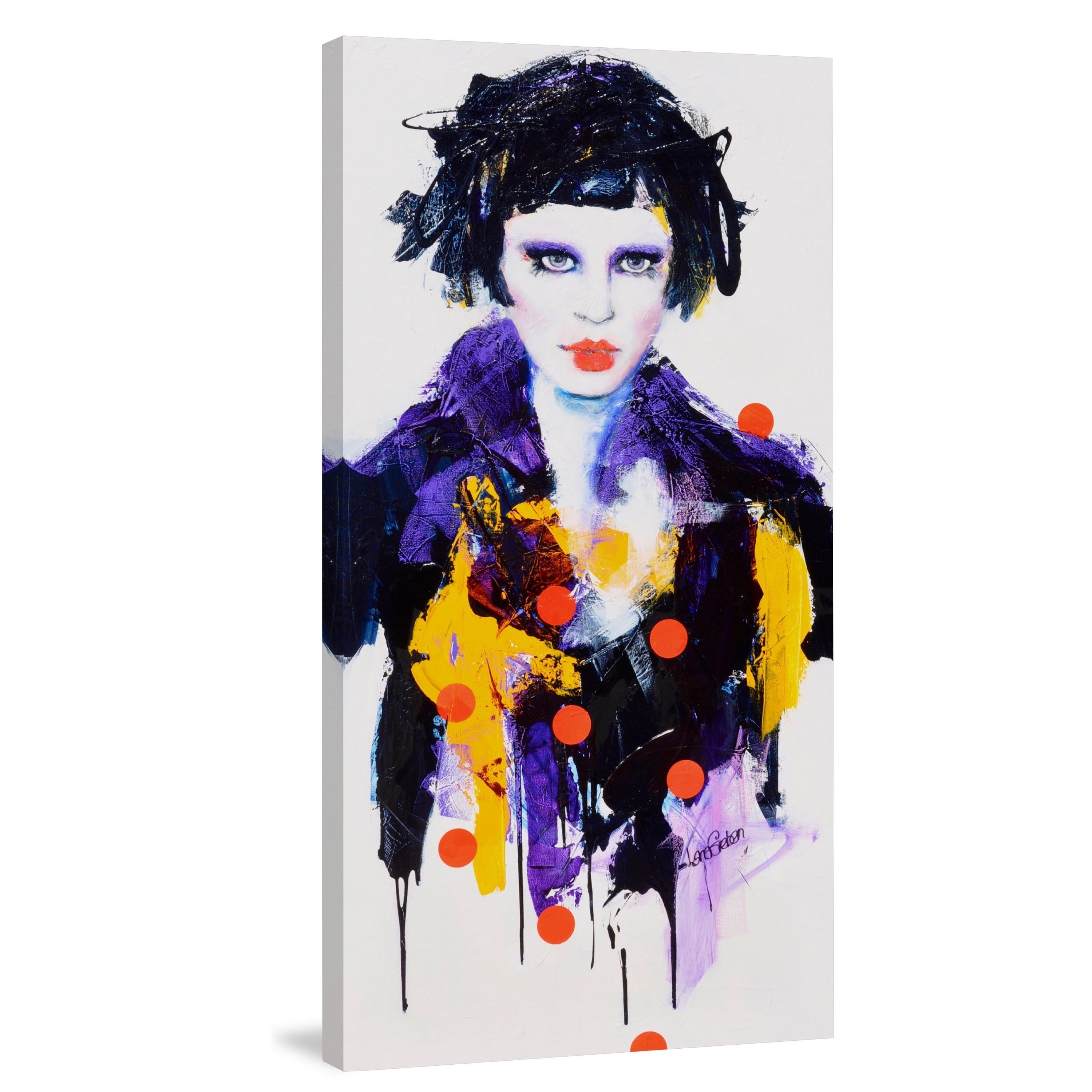 "China Doll" Painting Print on Wrapped Canvas