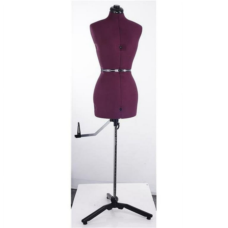 Female Dress Form Pinnable, Tailor Dressmaker Mannequin Adjustable  Small/Large Sewing Manikin Body with Stick The Line & Base Wheels, School  Student