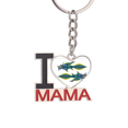 thumbnail image 1 of China France Eiffel Tower China Dragon Keychain Metal Keyring Holder Love MAMA Mother, 1 of 3