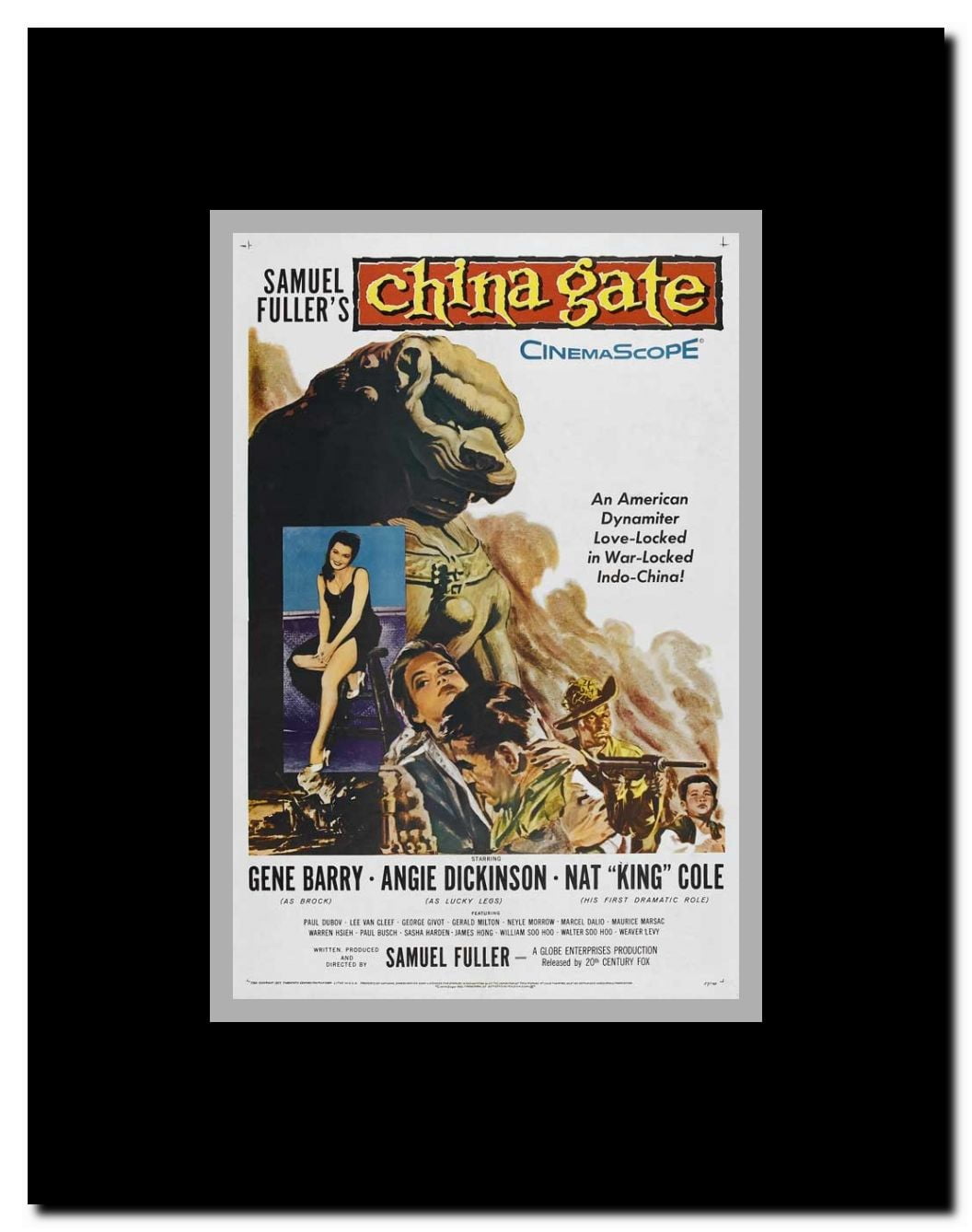 China Gate Framed Movie Poster