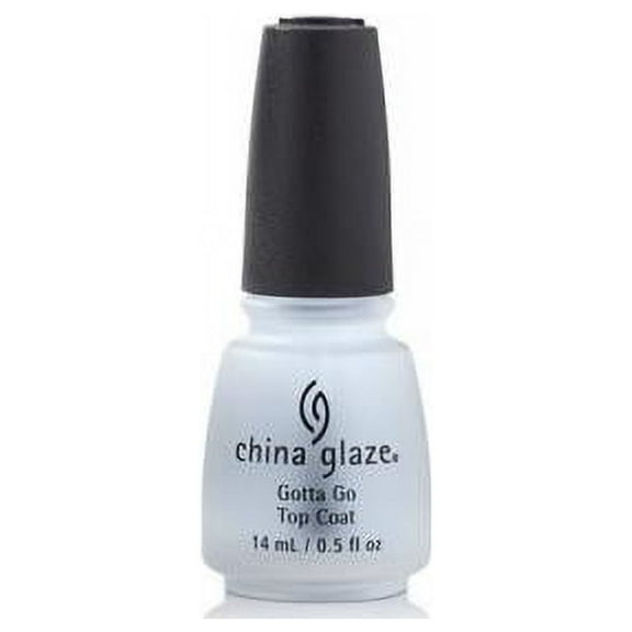 China Glaze Gotta Go! Top Coat - 14 ml/ 0.5 fl oz