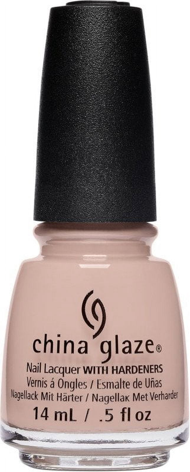 China Glaze Nail Lacquer with Hardeners - Note To Selfie (rose brown creme)