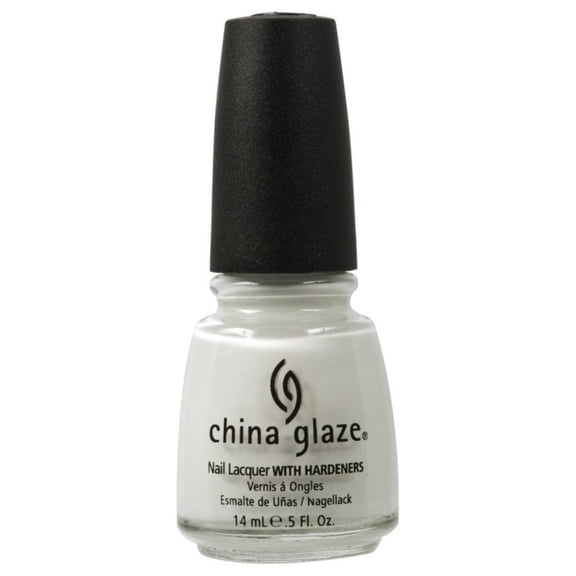 China Glaze Nail Polish With Hardener, White On White 023
