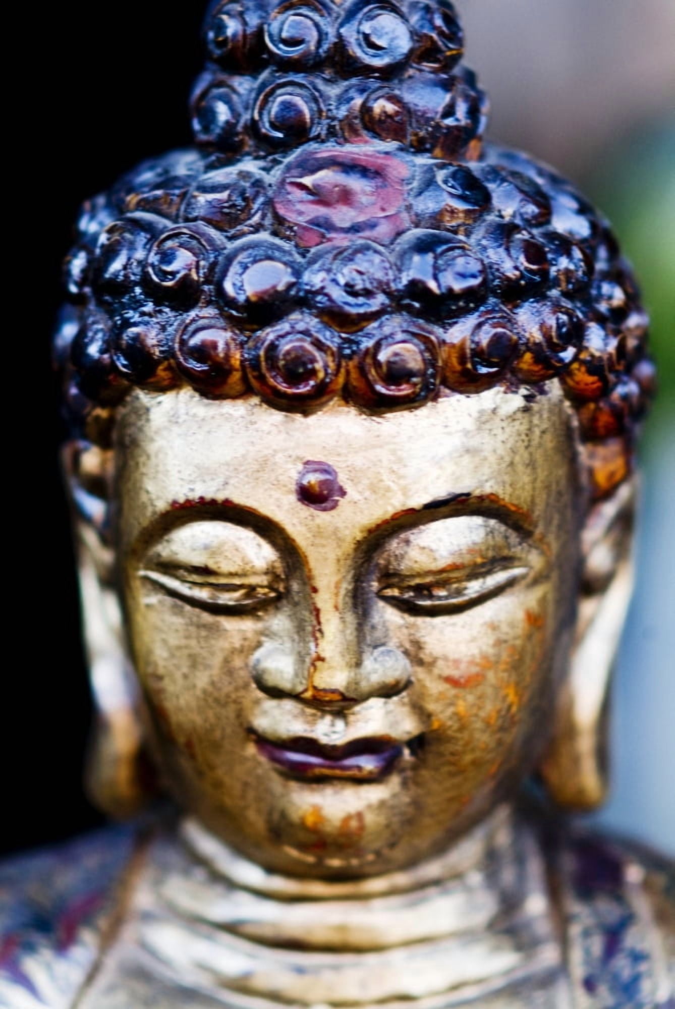 China Golden Buddha From South East Asia Beijing Canvas Art - Ray Laskowitz Design Pics (22 x 34)