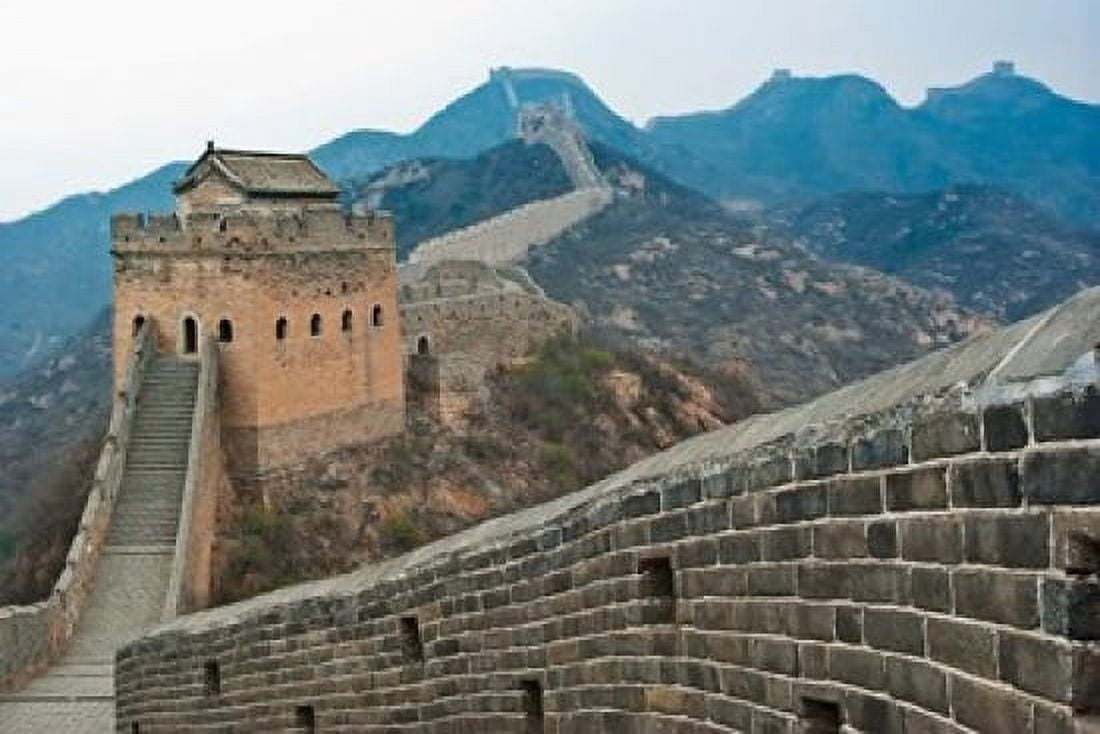 China Hebei Luanping Chengde Great Wall of China Canvas Art - Charles Crust DanitaDelimont (35 x 23)