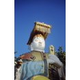 thumbnail image 1 of China, Hong Kong, Close up Of Colorful Statue in Tin Hua Temple; Refuse Bay Poster Print (22 x 36), 1 of 4
