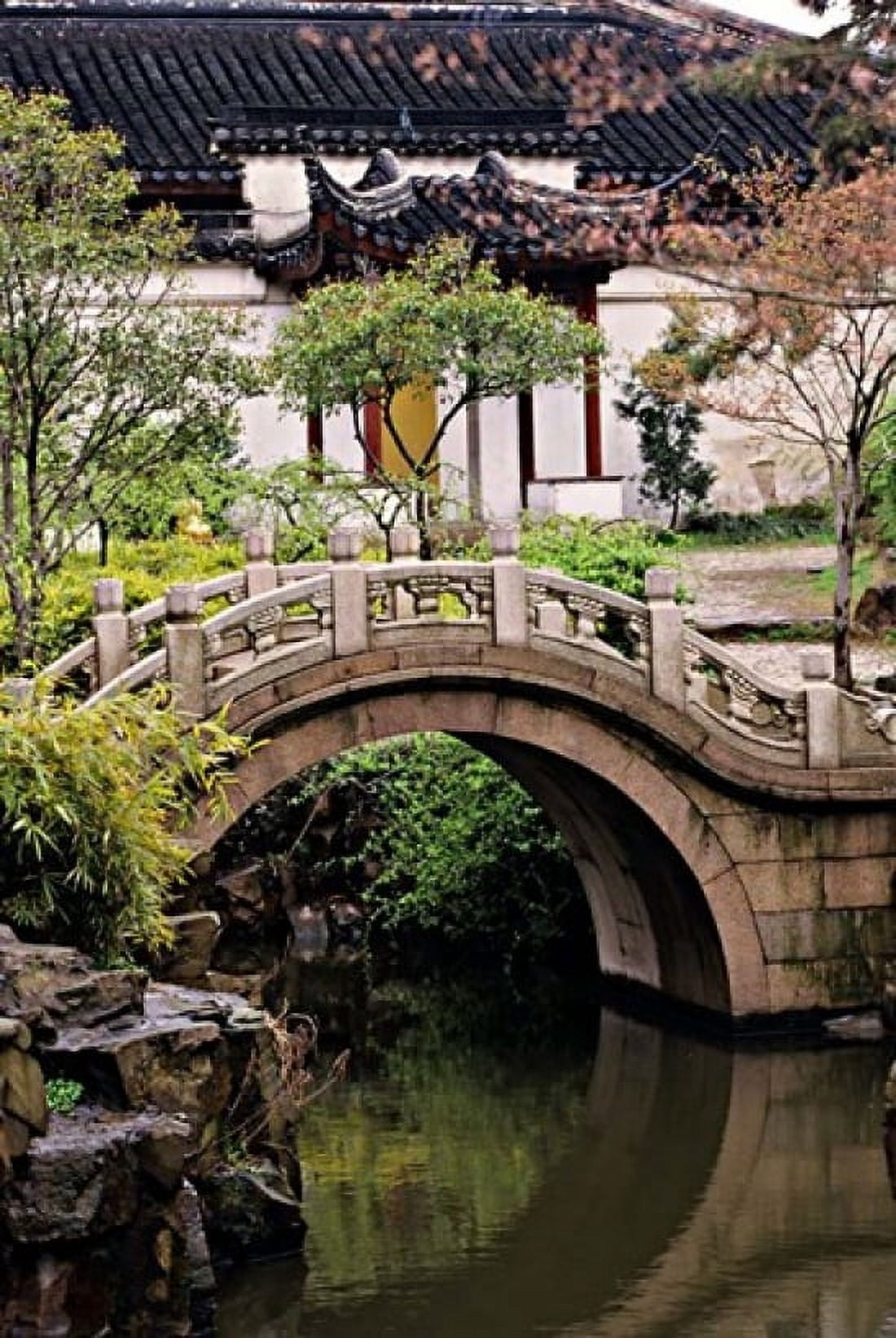 China Jiangsu Suzhou North Temple Pagoda path Canvas Art - Charles Crust DanitaDelimont (24 x 36)